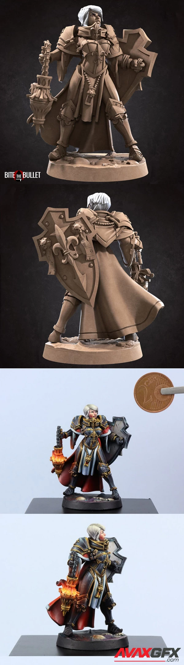 Bite the Bullet – Diana the War Sister Purifier – 3D Print