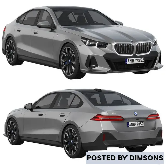 Vehicles, cars BMW i5 G60 2024 - 3D Model