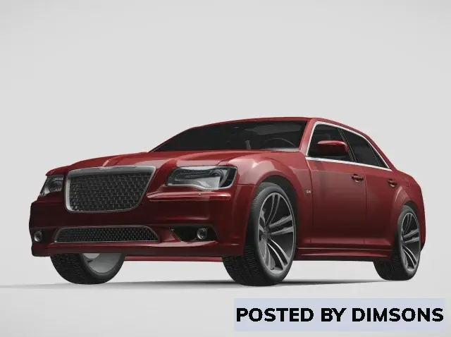 Vehicles, cars Chrysler 300 srt8 core 2013 - 3D Model