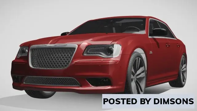 Vehicles, cars Chrysler 300 srt8 satin vapor lx2 2014 - 3D Model