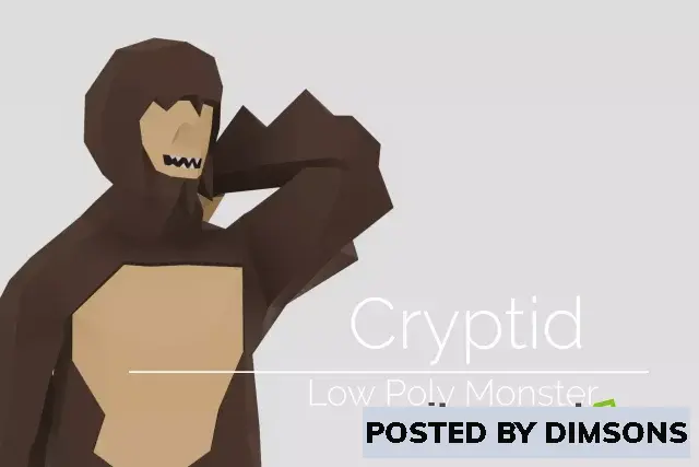 Unity 3D-Models Cryptid: Low Poly Monsters v1.1