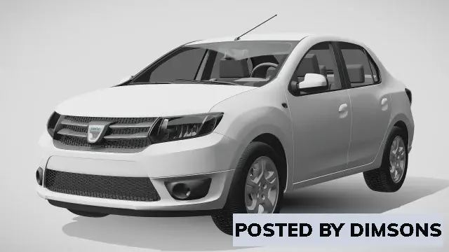 Vehicles, cars Dacia logan 2015 - 3D Model