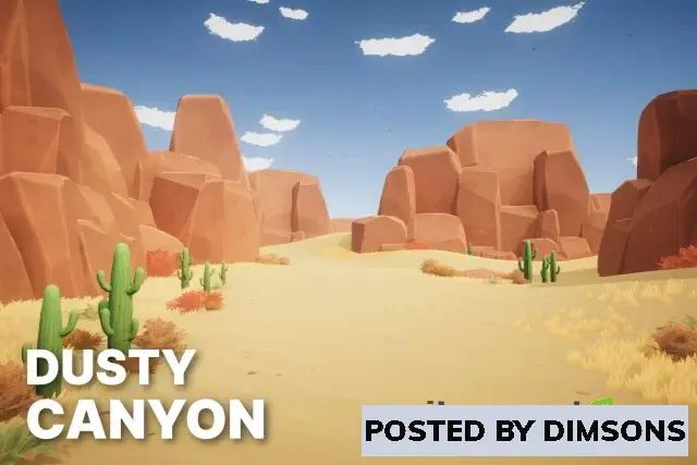 Unity 3D-Models Dusty Canyon - Stylized Fantasy RPG Environment v1.0