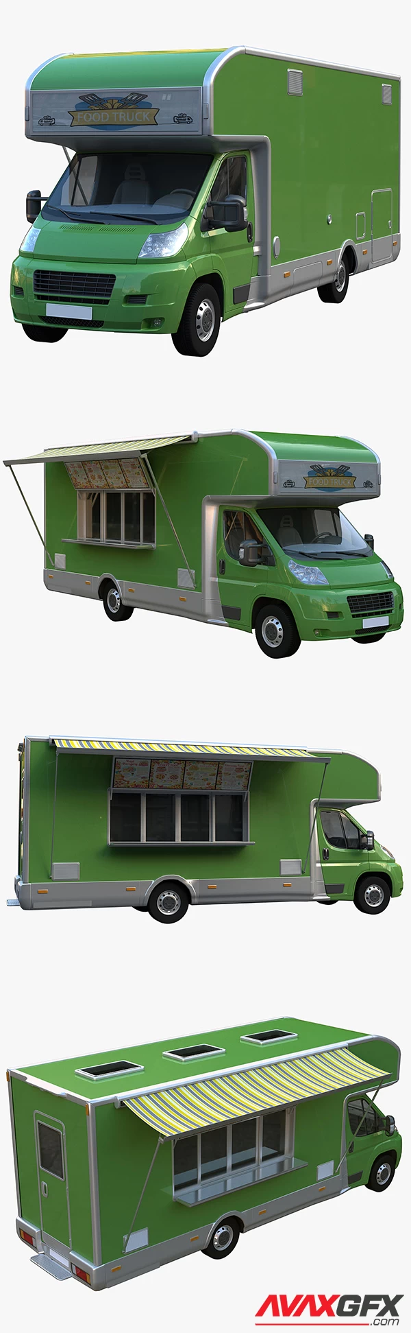 Food Truck 3D Model