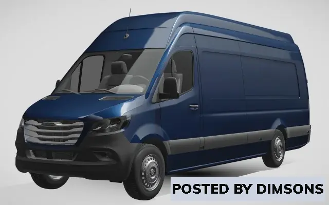 Vehicles, cars Freightliner sprinter panel van l4h3 rwd 2019 - 3D Model