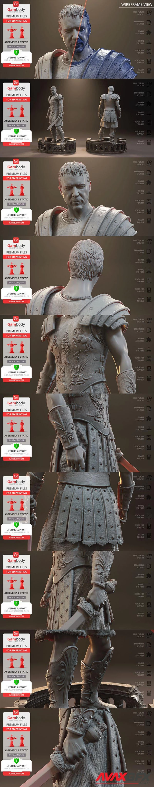 Gambody – Gladiator Maximus – 3D Print