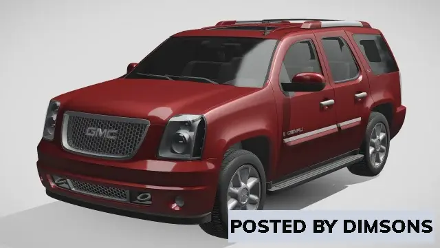 Vehicles, cars Gmc denali slt - 3D Model