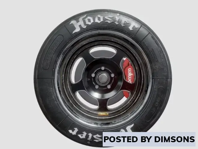 Vehicles, cars Hoosier Tire on Aero Wheel - 3D Model