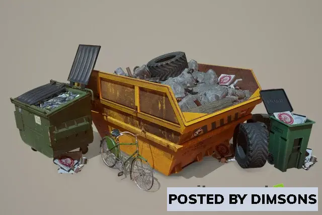 Unity 3D-Models Industrial Trash Pack v1.0