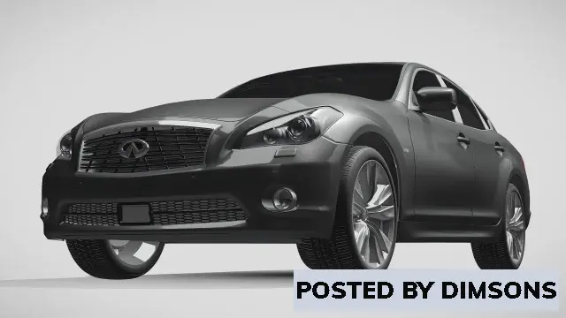 Vehicles, cars Infiniti m30d y51 2013 - 3D Model