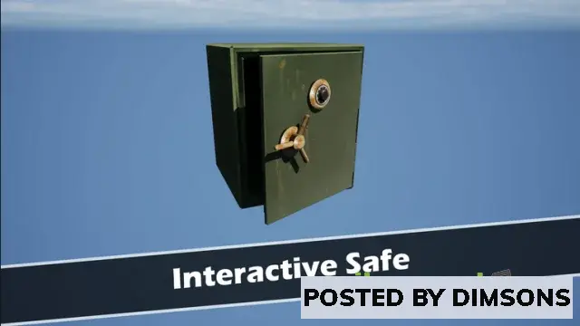 Unreal Engine Blueprints Interactive Safe - Combination Lock v4.27+