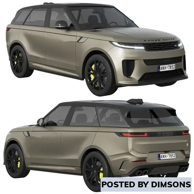 Vehicles, cars Land Rover Range Rover Sport SV 2024 - 3D Model