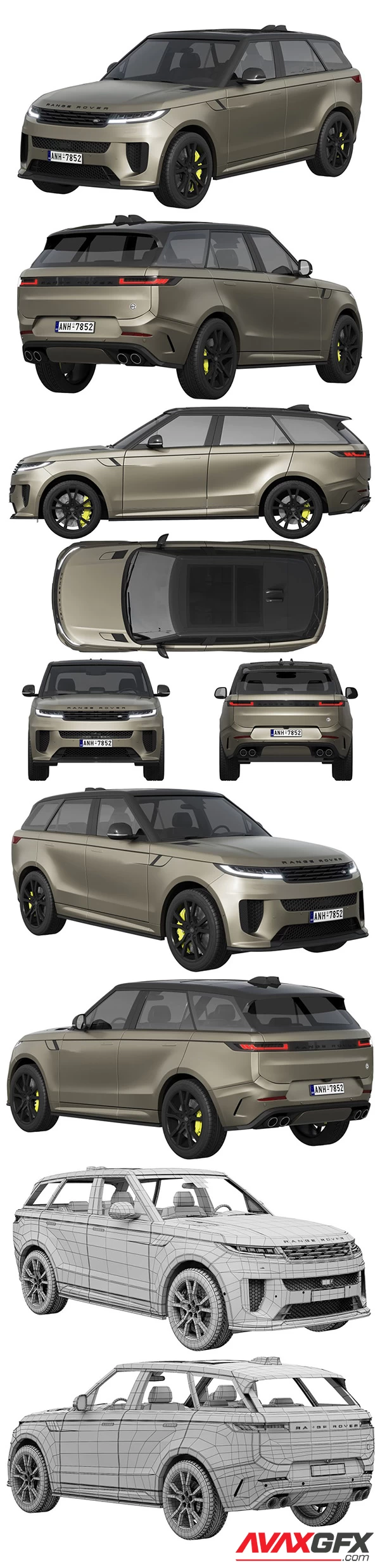 Land Rover Range Rover Sport SV 2024 3D Model