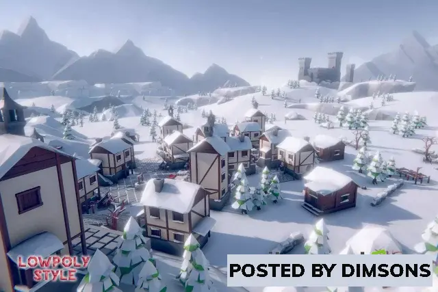 Unity 3D-Models Lowpoly Style Winter Environment v1.0