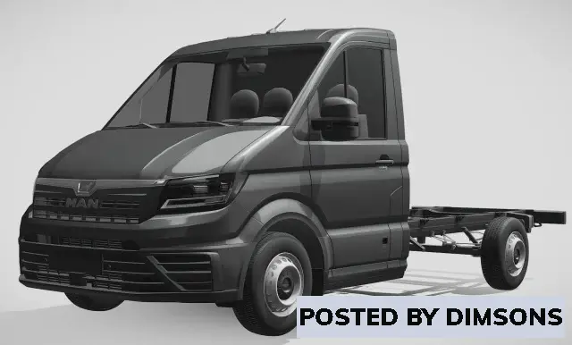 Vehicles, cars Man tge chassis single cab 2017