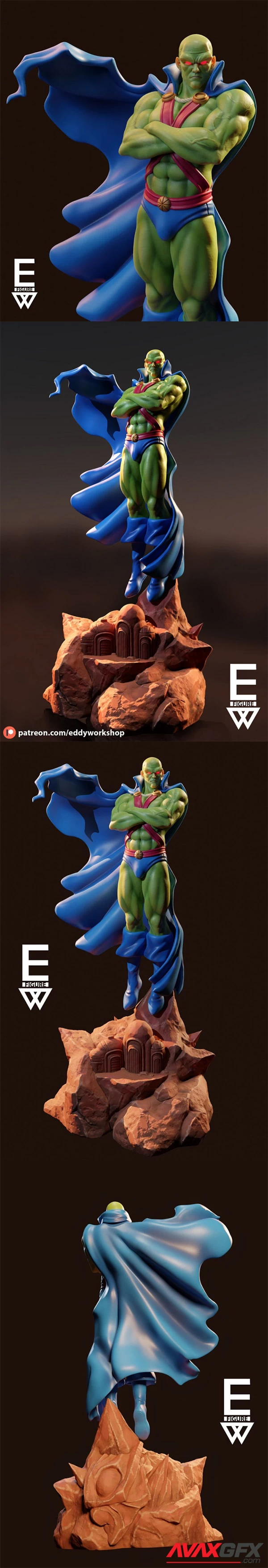 Martian Manhunter – 3D Print