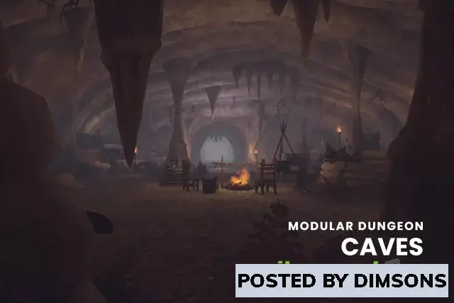 Unity 3D-Models Modular Dungeon: Caves v1.0