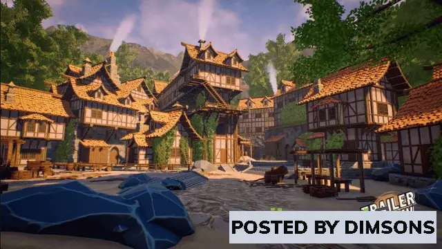 Unreal Engine Environments Modular Medieval Town - Village - Medieval Village [Interiors Included...