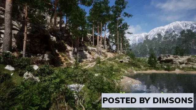 Unreal Engine Environments Mountain - Environment Set (UE) v4.21-4.27, 5.0-5.3