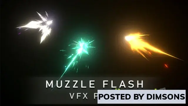 Unreal Engine Visual FX MuzzleFlash VFX Pack v4.27, 5.0-5.3