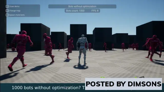 Unreal Engine Code Plugins NPC Optimizator - automatic optimize NPC for you game v5.3