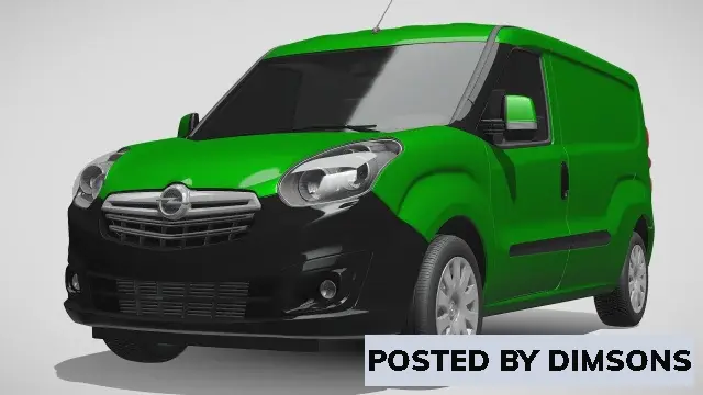 Vehicles, cars Opel combo lwb cargo 2015 d - 3D Model