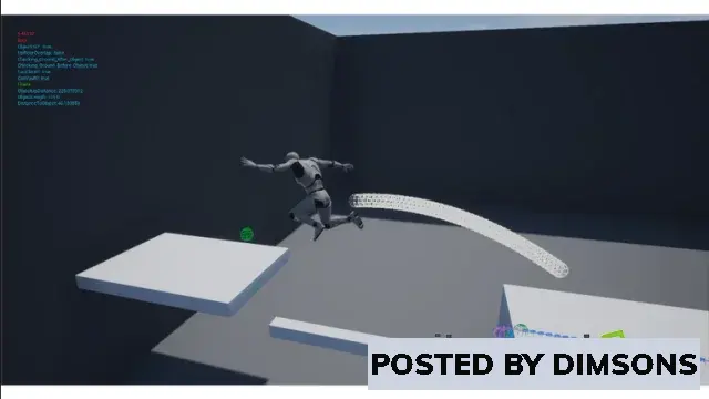 Unreal Engine Blueprints Parkour Motion Warping System v4.26-4.27