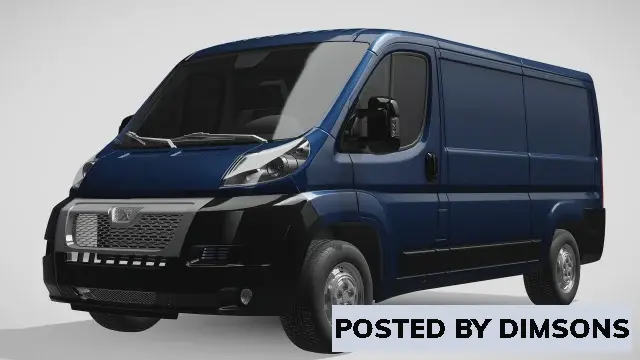 Vehicles, cars Peugeot boxer van l2h1 2006 2014 - 3D Model