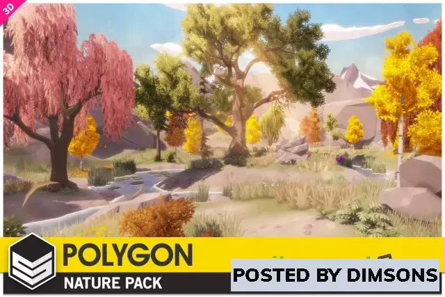 Unity 3D-Models POLYGON Nature - Low Poly 3D Art by Synty v1.15