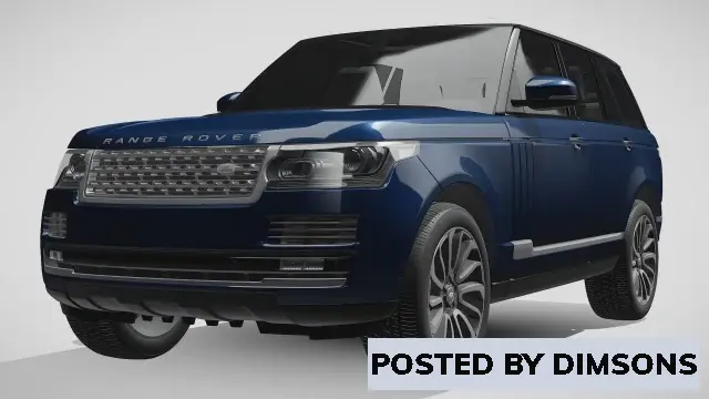 Vehicles, cars Range rover autobiography v8 l405 - 3D Model