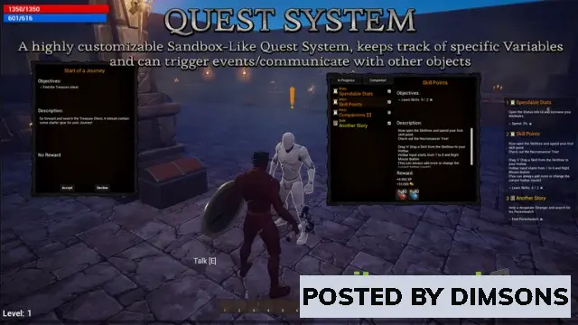 Unreal Engine Blueprints RPG System - All-In-One v4.26-5.0