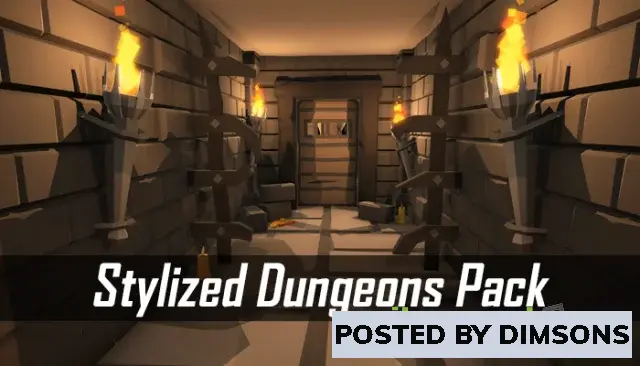 Unity 3D-Models Stylized Dungeons Pack - Lowpoly Cartoon Asset v1.0