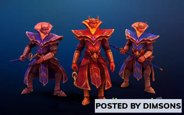 Unreal Engine Characters Stylized Fantasy Pyromancer v5.0