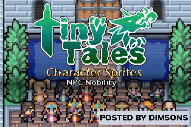 Unreal Engine 2D Assets Tiny Tales: Human NPC Nobility Sprite Pack v1.0
