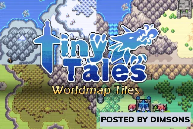 Unity 2D Tiny Tales: World Map 2D Tileset Asset Pack v1.0