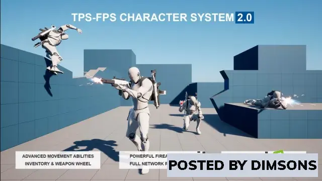 Unreal Engine Blueprints TPS-FPS Character System v2 v5.2