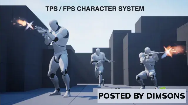 Unreal Engine Blueprints TPS - FPS Character System v5.0-5.1