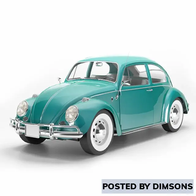 Volkswagen sedan 1300 1963 - 3D Model