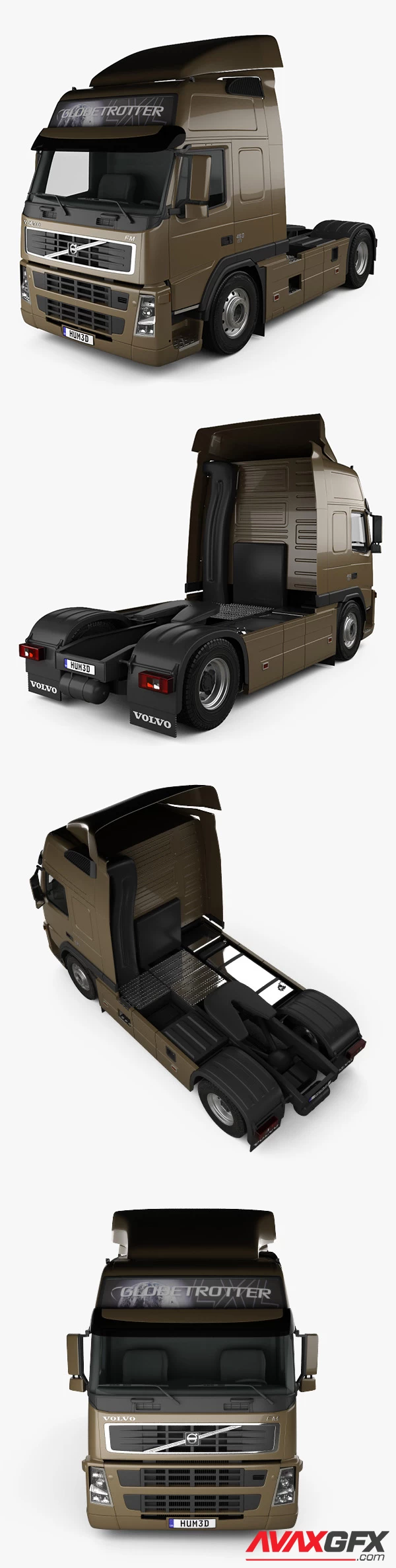 Volvo FM Tractor 2010 3D Model