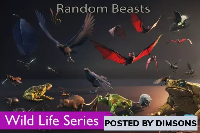 Unity 3D-Models Wild Life - Random Beasts v2.4