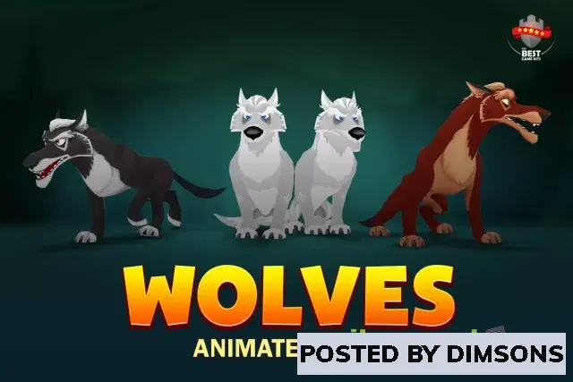 Unity 3D-Models Wolves animated pack v1.0