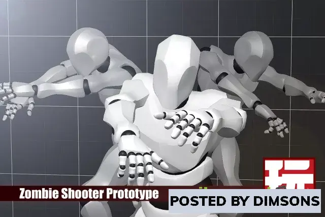 Unity Templates Zombie Shooter Prototype v1.5 for Playmaker v1.5.2