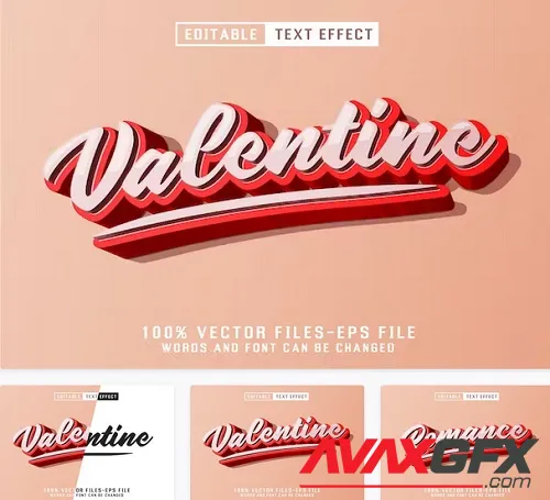 Valentine Editable Text Effect - AJXCGT9