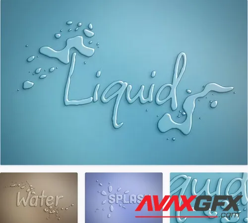 Water Text Effect - G9PSMRG