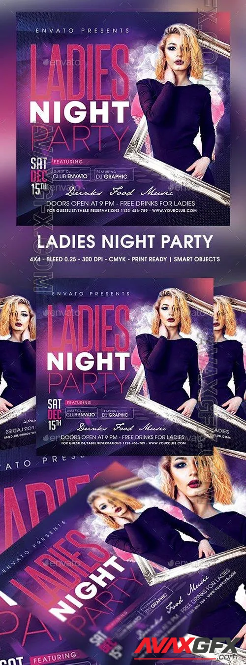 GraphicRiver - Ladies Night - 23004774