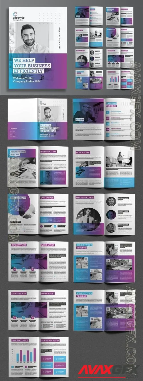 Company Profile Brochure Layout