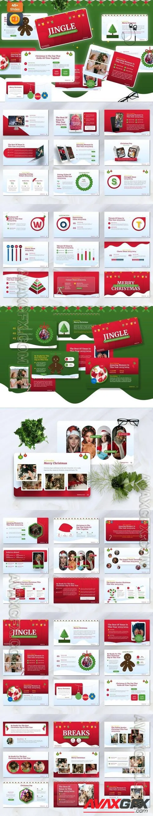 Jingle - Christmas Powerpoint Templates