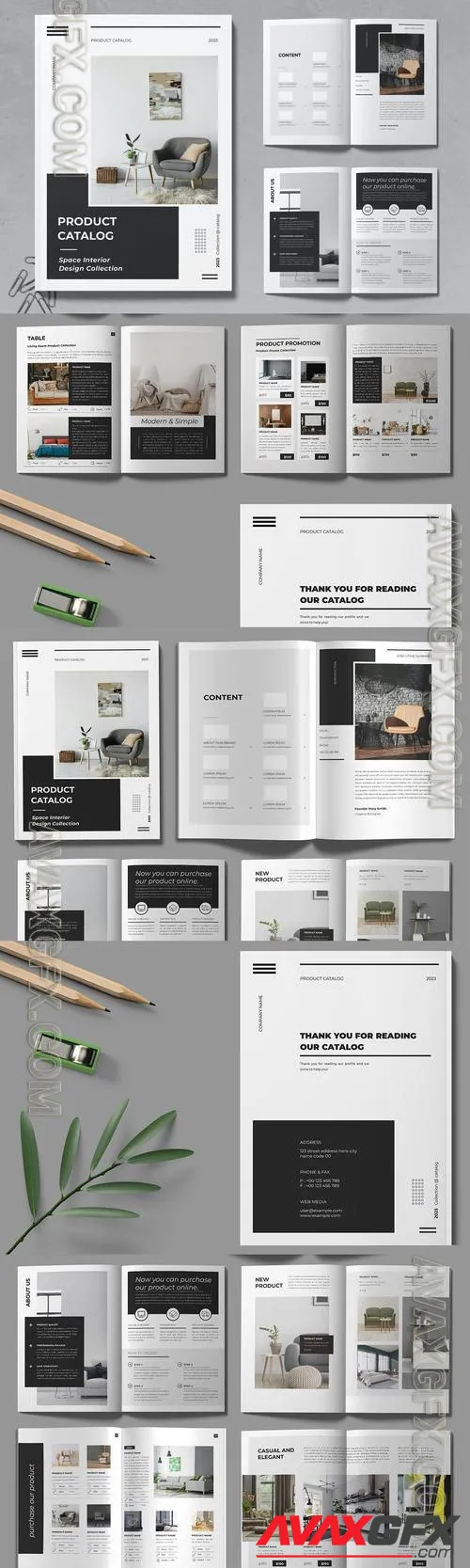 Interior Product Catalog Template