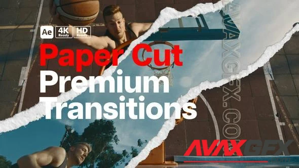 Premium Transitions Paper Cut 49717425 Videohive