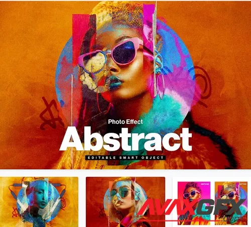 Abstract Photo Effect Template - H345JG2